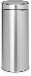 Brabantia pattumiera Touch Bin 30L acciaio opaco antimpronta