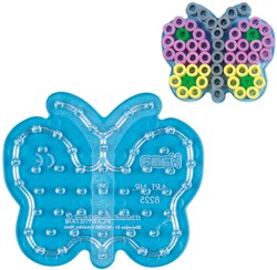 Hama maxi tavoletta perline da stirare farfalla - giocattolo creativo trasparente
