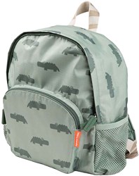 Done by Deer zaino bambini Croco verde 5L - zainetto impermeabile bambini
