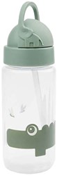 Done by Deer borraccia Croco verde con cannuccia 350ml per bambini