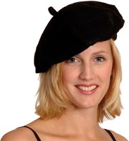 Boland - berretto francese nero - cappello costume adulti donna - Francia