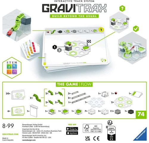 Ravensburger GraviTrax pista di biglie Flow - gioco puzzle STEM-2
