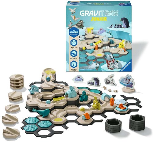 Ravensburger GraviTrax pista di biglie Junior Starter-Set L Ice giocattolo educativo-3