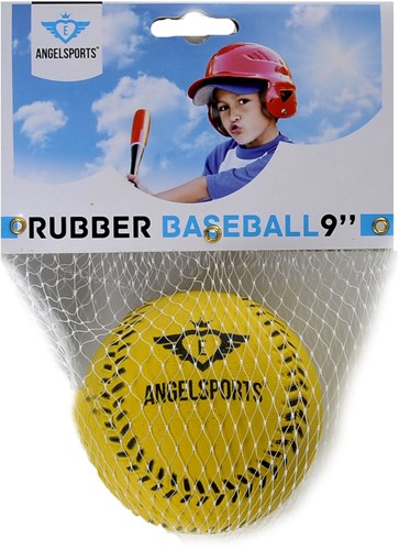 Baseball Junior giallo - palla sportiva per bambini - giocattolo ricreativo