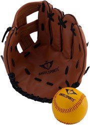 Angel Sports set baseball - guanto da baseball con palla per bambini