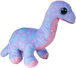 Lumo Stars peluche dinosauro Brontosauro viola 15cm giocattolo morbido