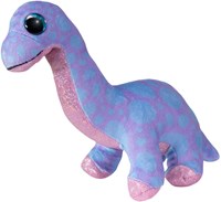 Lumo Stars peluche dinosauro Brontosauro viola 15cm giocattolo morbido-2