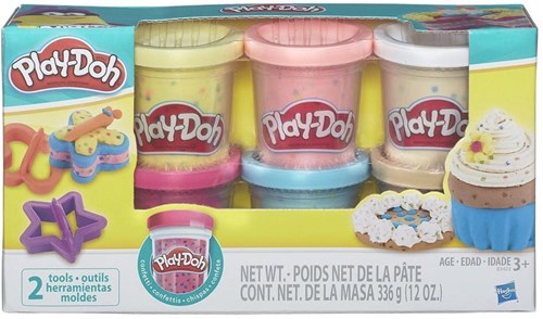 Hasbro Play-Doh pasta modellabile confetti 6-pack set creativo