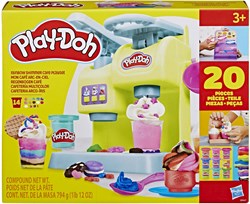 Hasbro Play-Doh set caffè arcobaleno shimmer - giocattolo creativo