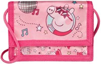 Undercover portafoglio Peppa Pig per bambini con cordino e chiusura in velcro