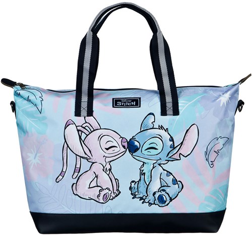 van der Meulen borsa weekend Stitch borsa bambini blu stampa multicolore-2
