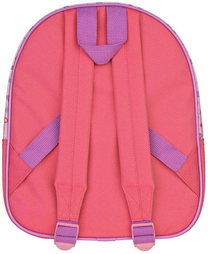 Undercover zaino Peppa Pig con tasca frontale - zaino bambini rosa viola-3