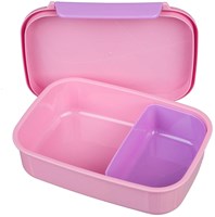 Lunch box Peppa Pig con contenitore snack - colorata per bambini-2