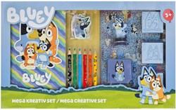 Bluey set di giocattoli creativi Mega - 15 pezzi divertimento creativo blu