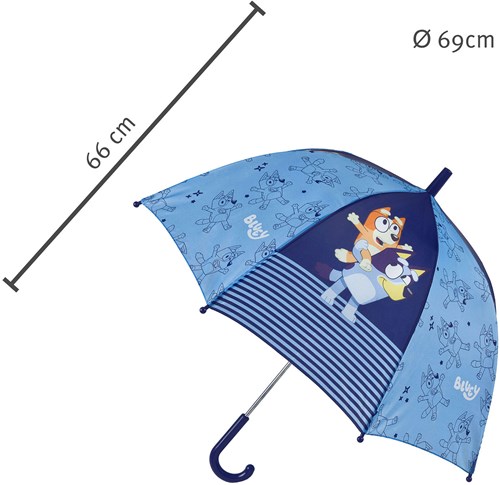 Undercover ombrello Bluey per bambini - trasparente e colorato-3