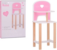 Johntoy sedia per bambole in legno Baby Rose - giocattolo arredamento bambole