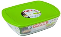 Pyrex teglia rettangolare con coperchio 2,5L - forno e congelatore-2