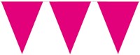 Folat bandierina fucsia plastica 10 metri decorazione festa