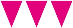 Folat bandierina fucsia plastica 10 metri decorazione festa