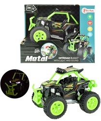 Toi-Toys Buggy fuoristrada auto giocattolo frizione 19cm verde