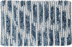 Sealskin tappeto bagno vintage poliestere blu 50x80 cm bagno