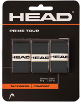 Head overgrip tennis Prime Tour nero 3-pack - grip comfort