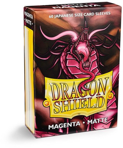 Dragon Shield bustine per carte - Giapponese opaco magenta 60 pezzi protezione carte-2