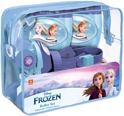 Mondo pattini a rotelle Disney Frozen con set protettivo regolabile 22-29