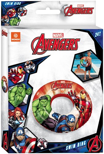 Mondo Avengers Anello da Nuoto 50cm - Salvagente Gonfiabile Bambini