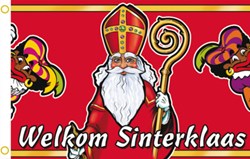 Bandiera per facciata Sinterklaas 90x60cm 410306
