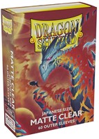 Asmodee bustine protettive Dragon Shield formato giapponese opache trasparenti 60 pezzi-2