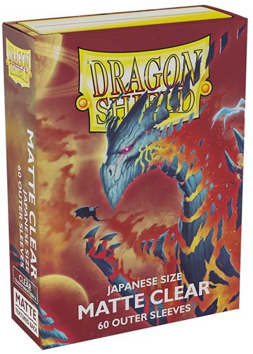 Asmodee bustine protettive Dragon Shield formato giapponese opache trasparenti 60 pezzi-2