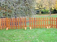 Cosy recinzione in legno stile rustico set 4 pannelli giardino