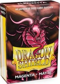 Dragon Shield bustine per carte - Giapponese opaco magenta 60 pezzi protezione carte