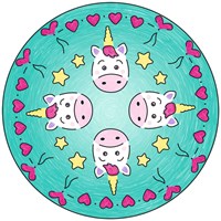 Ravensburger Mandala Designer Mini Unicorn - Set da disegno per bambini-2