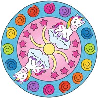 Ravensburger Mandala Designer Mini Unicorn - Set da disegno per bambini-3