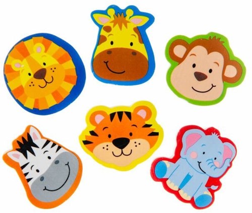Gum animale figura animale colorata per bambini scuola e disegno-2