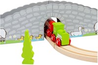 BigJigs ponte in legno per treno fattoria - accessorio giocattolo-3