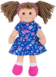 BigJigs bambola Hollie - bambola di stoffa 28 cm - bambola morbida