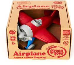 Green Toys aereo - aereo giocattolo rosso sostenibile per bambini