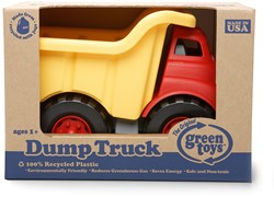 Green Toys camion ribaltabile giocattolo sostenibile rosso-giallo per bambini