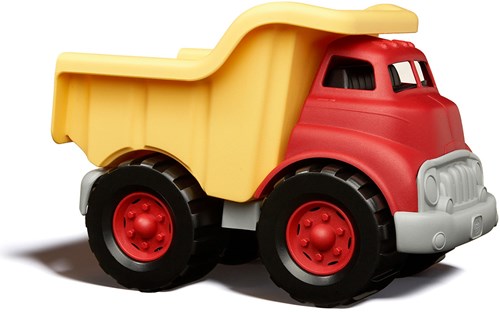 Green Toys camion ribaltabile giocattolo sostenibile rosso-giallo per bambini-2