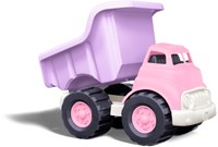 Green Toys camion ribaltabile rosa - camion giocattolo sostenibile-3