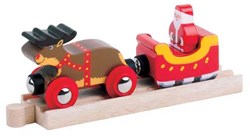 Bigjigs Slitta di Babbo Natale con renne (4)