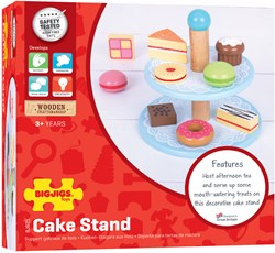Bigjigs Etagere con torte in legno