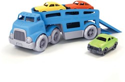 Green Toys trasportatore auto blu con 3 macchinine giocattolo sostenibile