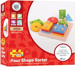 Bigjigs Primo Sorter a quattro forme