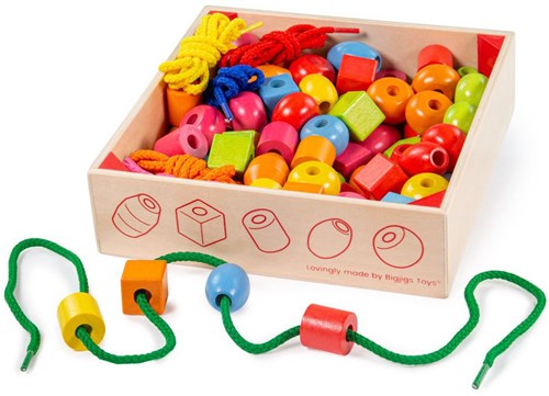 Barattolo di perline Bigjigs-3