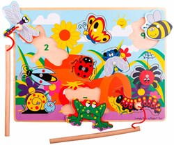 BigJigs Gioco Magnetico Insetti - Giocattolo Educativo in Legno