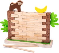 BigJigs gioco matematico in legno Jungle Crash - gioco educativo per bambini